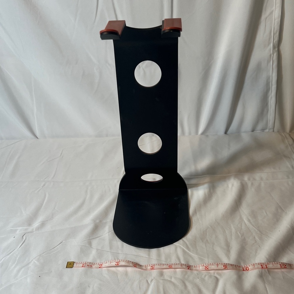 Sleek Black Home blow dryer Stand